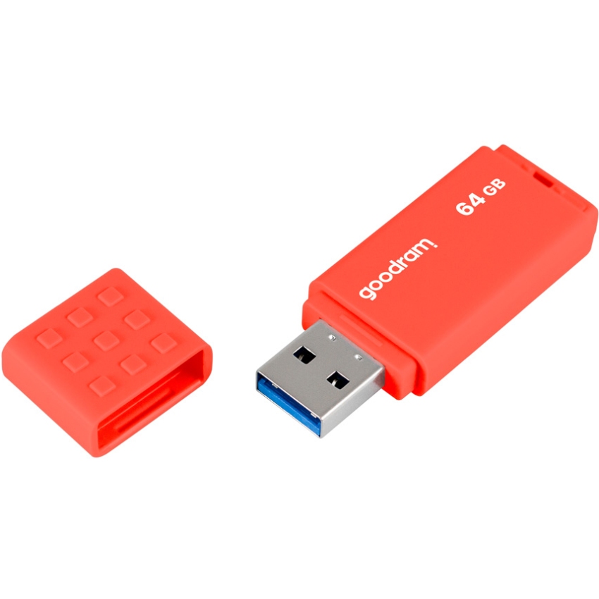 USB Flash GoodRAM 64GB USB 3.0 UME3 Orange, Retail (UME3-0640O0R11) оранжевий на малюнкі №4
