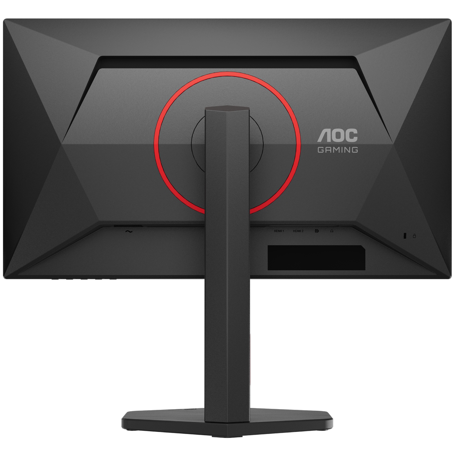 TFT 24.5 AOC Q25G4SR, Fast IPS, 300 Гц, 2xHDMI, DP, HAS, Pivot, колонки, чорно-червоний (Q25G4SR) чорний з червоним на малюнкі №4