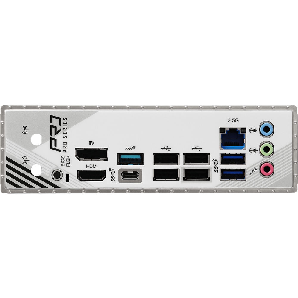 ASRock (AM5/B850, 4*DDR5, PCIex16, HDMI/DP, 4xSATAІІІ,3xM.2, 2.5GLan, mATX) (B850M Pro RS) на малюнкі №4